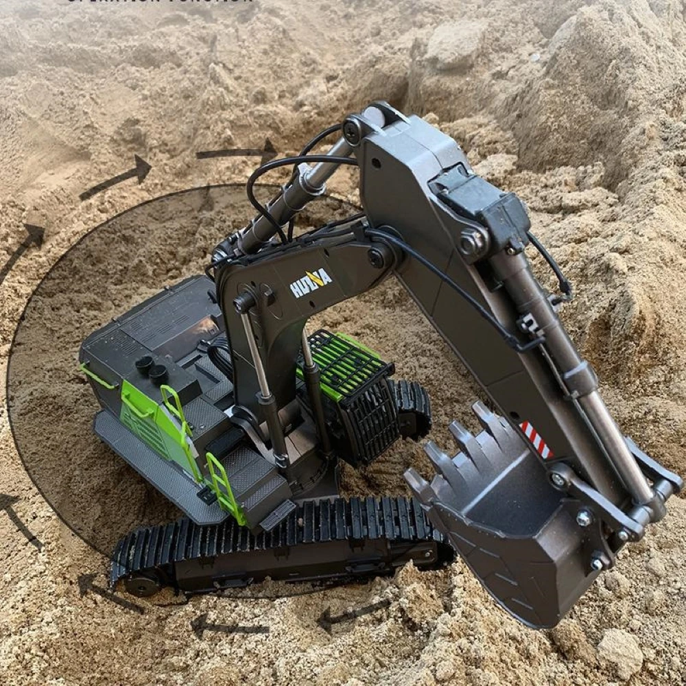 Rc Hobby Excavator - Camion excavateur RC HUINA 1593 1/14
