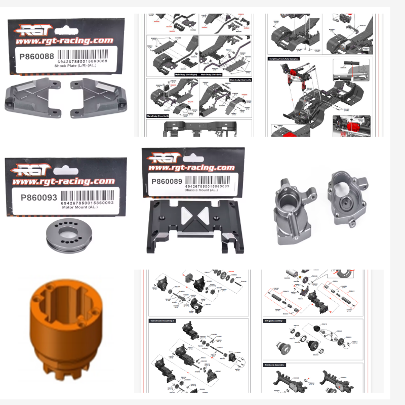 Rc Hobby Grade Crawler - RGT pièces de rechange P860086 P860088