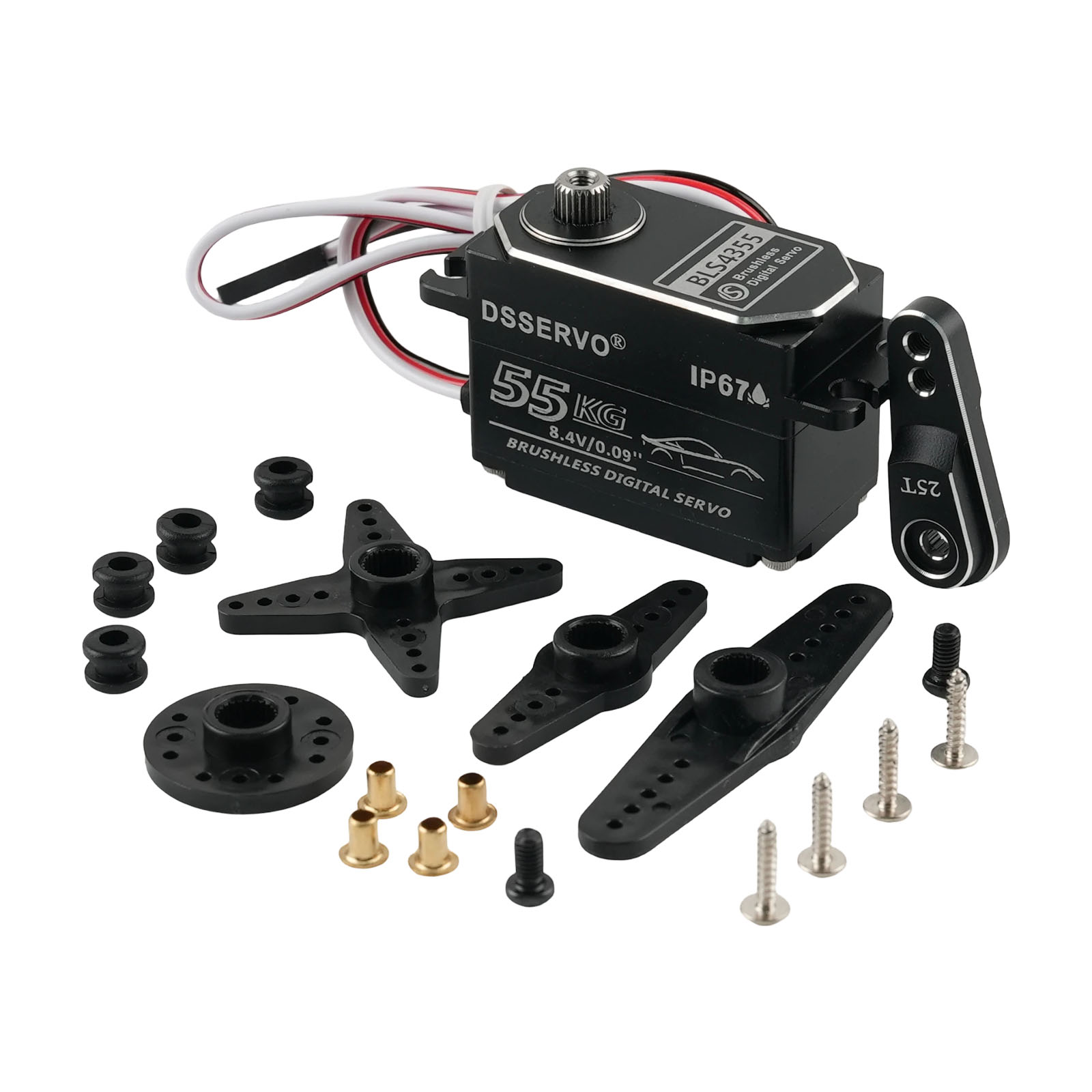 Rc Hobby Products - Servomoteur numérique sans balais tout métal