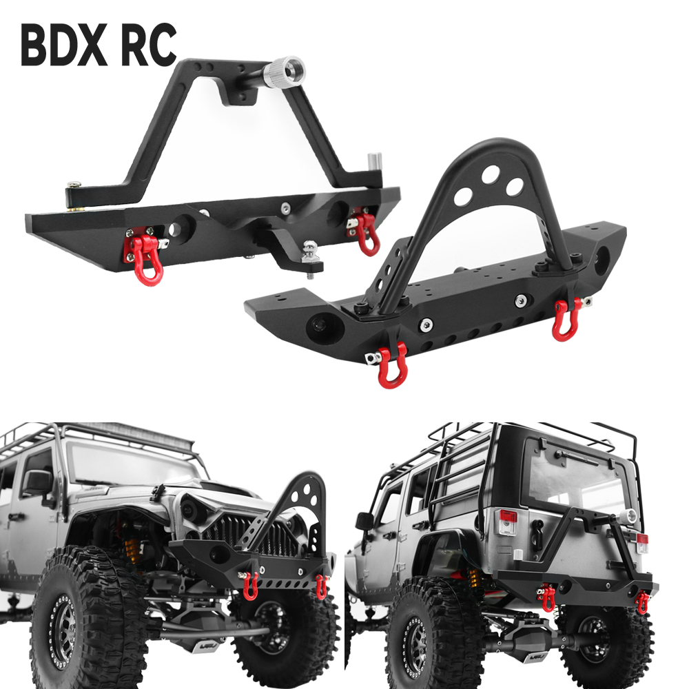 Rc Hobby Grade Crawler - Pare-chocs avant arrière en métal avec