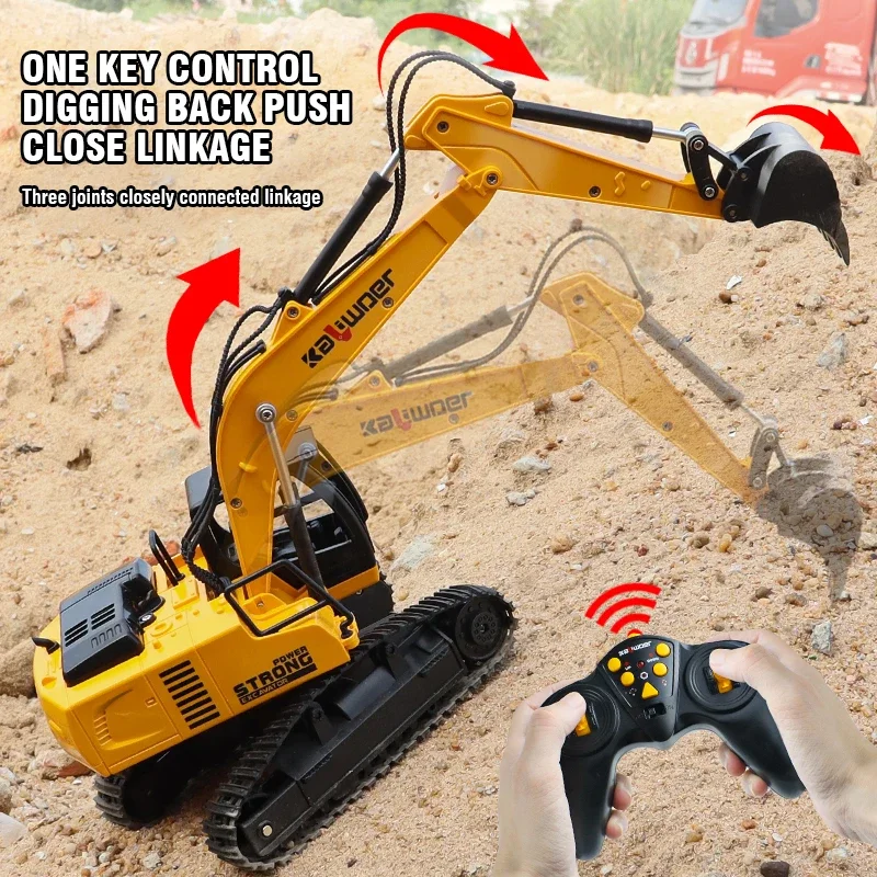Rc Hobby Excavator - Huina Rc pelle 1/24 9Ch voitures