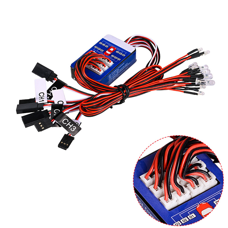 Rc Hobby Tech Bali - Kit d'éclairage LED RC 12 lumières
