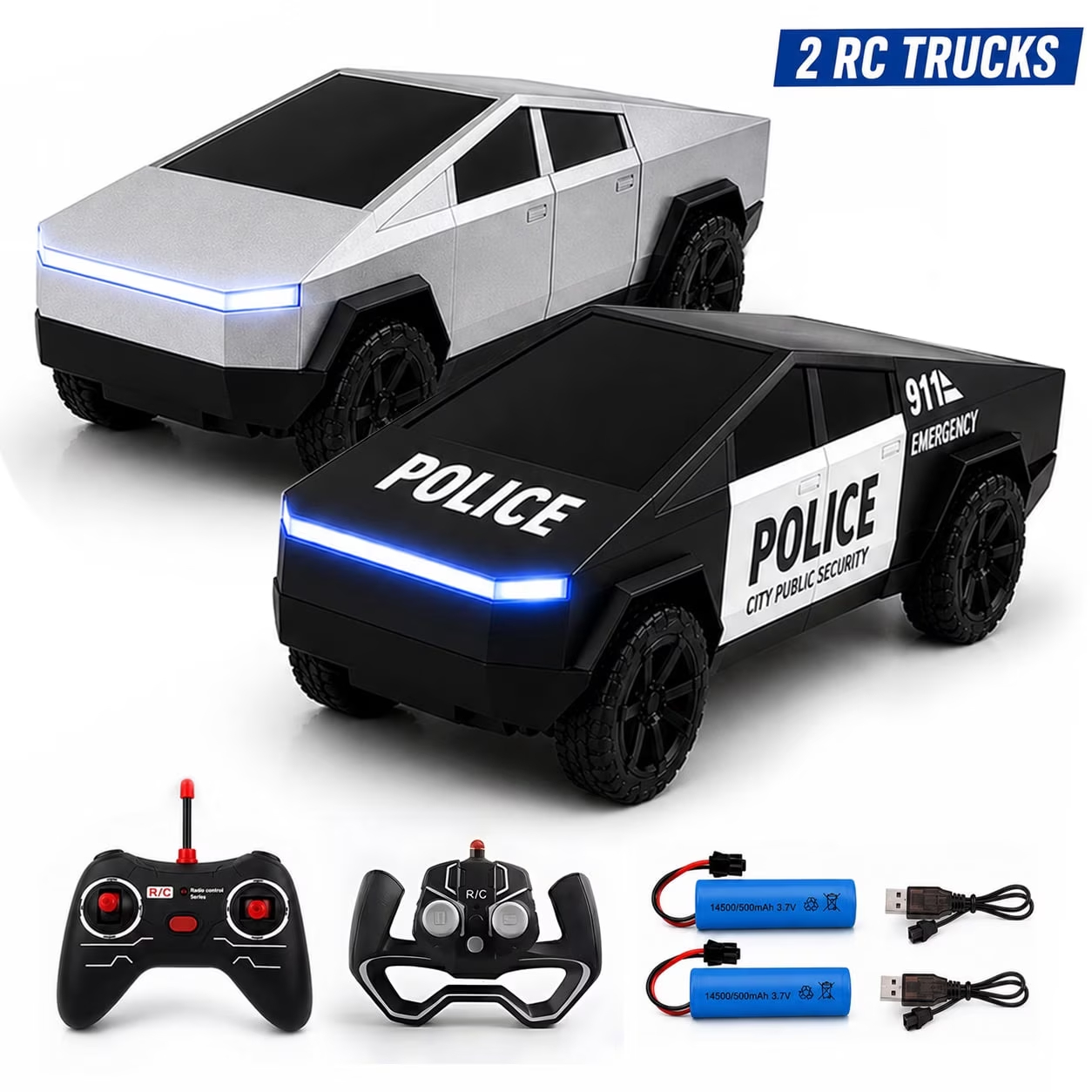 Rc Hobby Tech Bali - Lot de 2 Jouets Cyber Truck