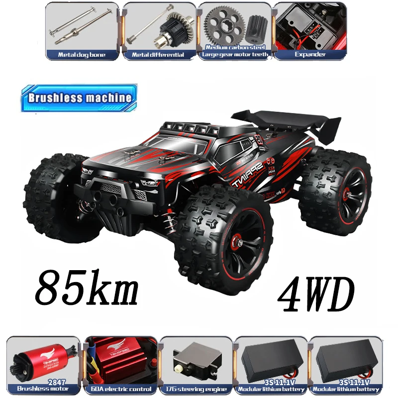 Rc Hobby Grade Car - Voiture VersiRC avec Télécommande LED pour