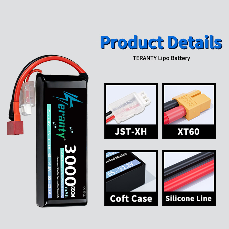 Batterie Lipo TERANTY 2S 3000m - Rc Hobby Grade Car avis et prix