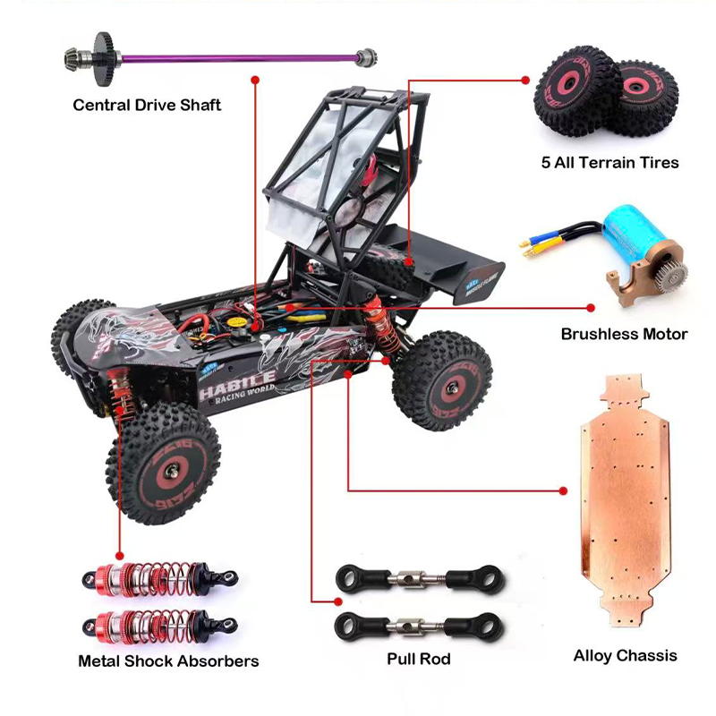 75 KM/H WLtoys 124016 V8 RC vo - Rc Hobby Grade Drift Car avis et prix