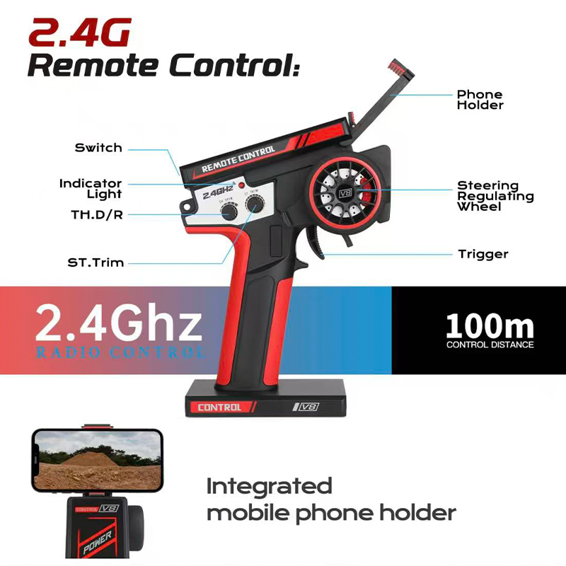 75 KM/H WLtoys 124016 V8 RC vo - Rc Hobby Grade Drift Car avis et prix