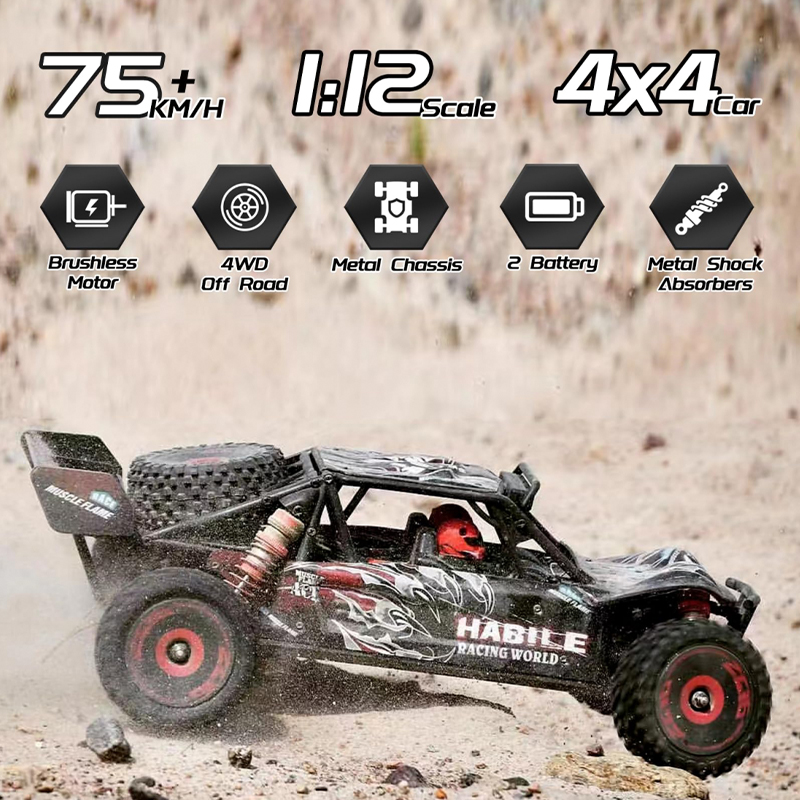 75 KM/H WLtoys 124016 V8 RC vo - Rc Hobby Grade Drift Car avis et prix