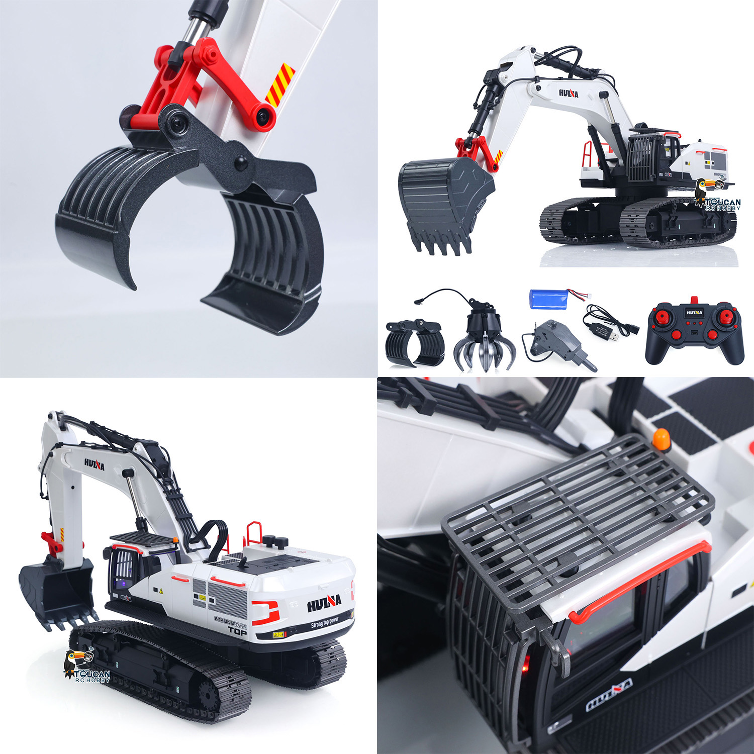 Pelle RC 1/14 HUINA camion en  - Rc Hobby Excavator avis et prix