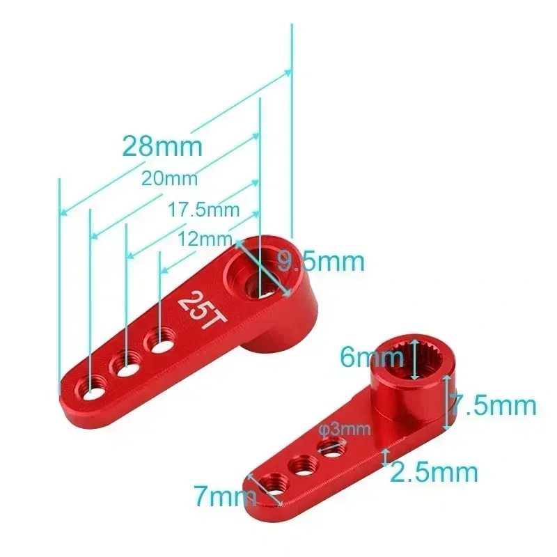 NEEBRC 25T bras Servo en métal - Rc Hobby Products avis et prix