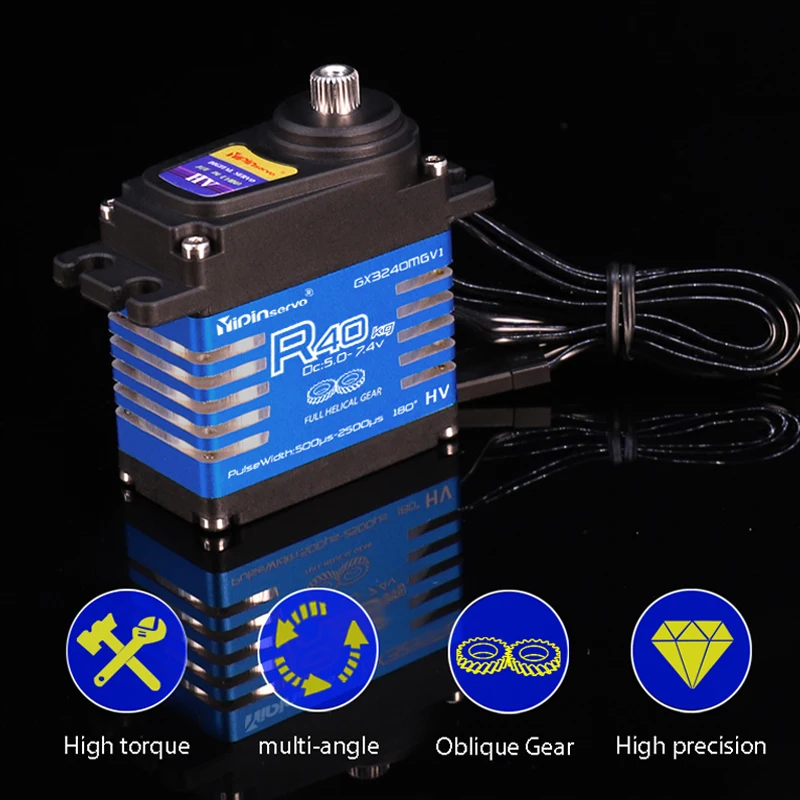 Servo RC étanche IP68, 40kg, e - Rc Hobby Products avis et prix