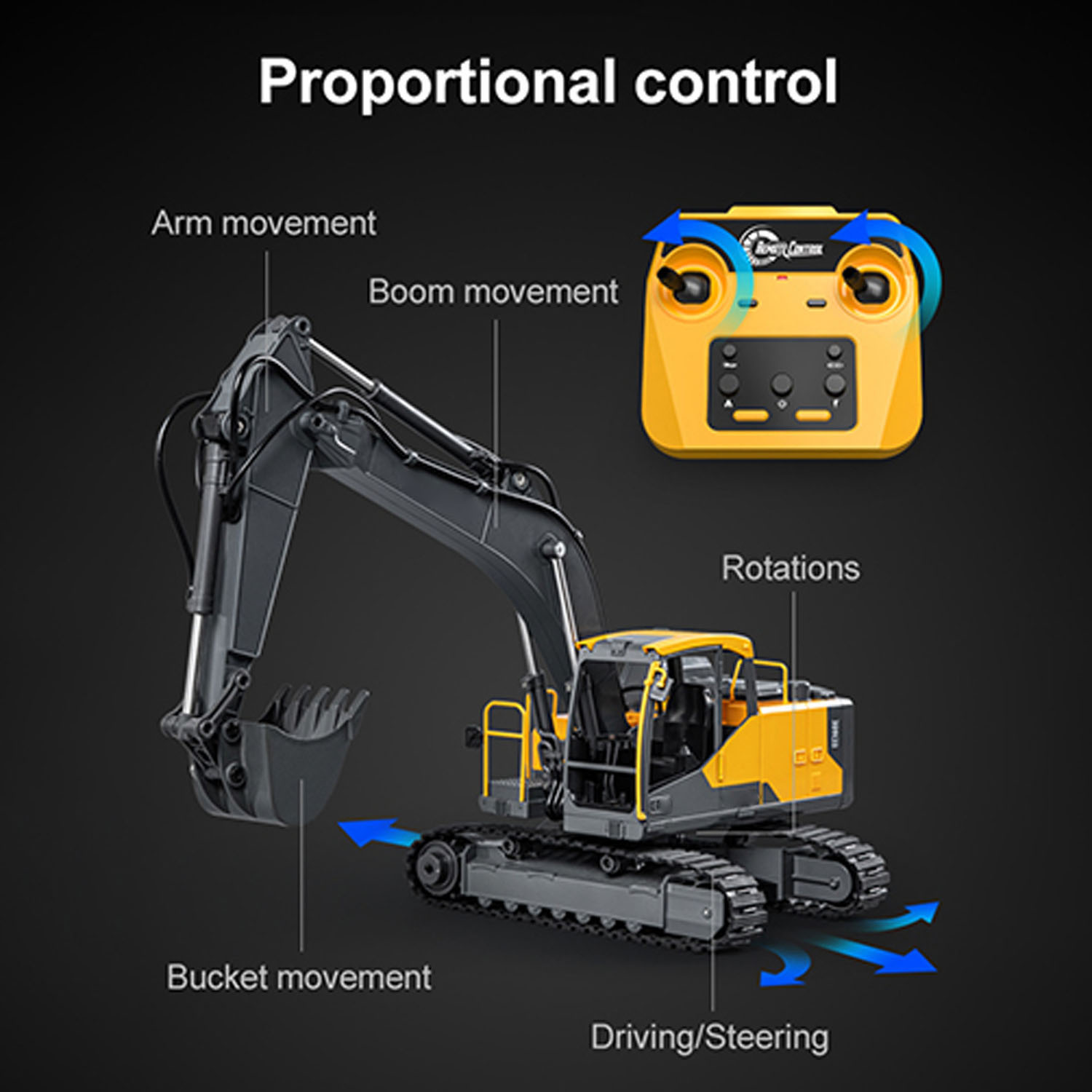 1/16 DoubleE E598 003 levage é - Rc Hobby Excavator avis et prix