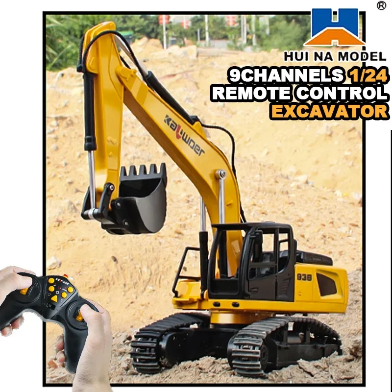 Huina Rc pelle 1/24 9Ch voitur - Rc Hobby Excavator avis et prix