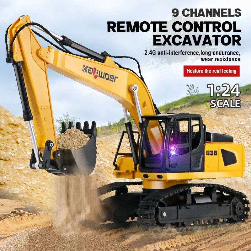 Huina Rc pelle 1/24 9Ch voitur - Rc Hobby Excavator avis et prix