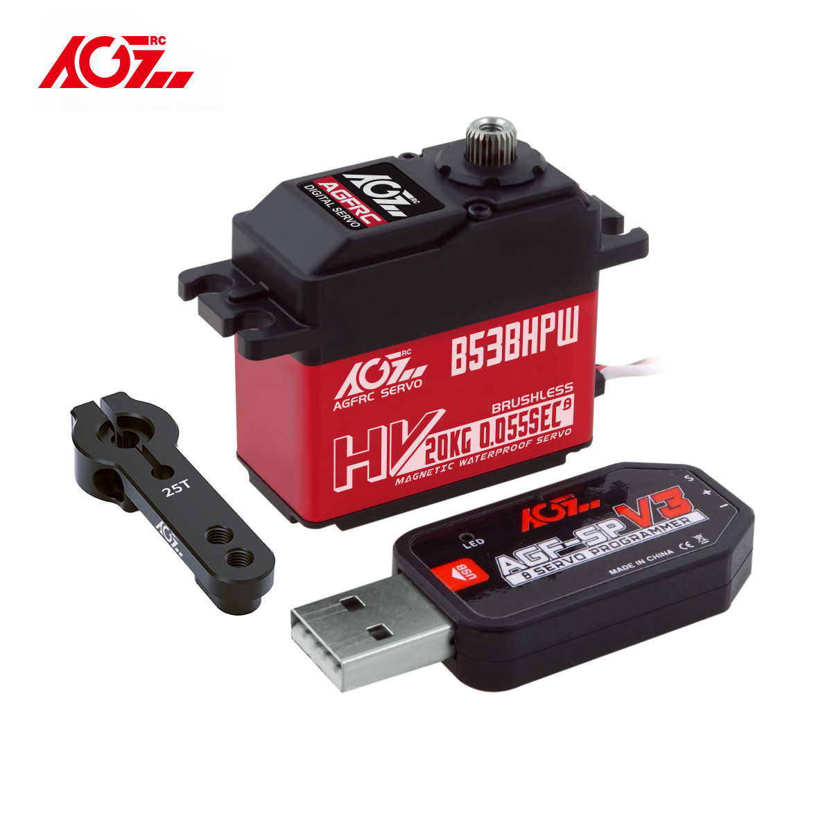 Servomoteur AGFRC B53BHPW HV S - Rc Hobby Products avis et prix