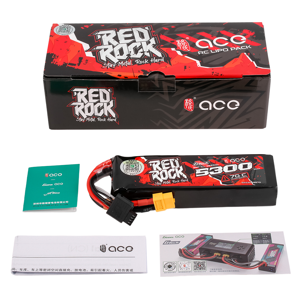G-TECH ACE RedRock 5300mAh 70C - Rc Hobby Tech avis et prix