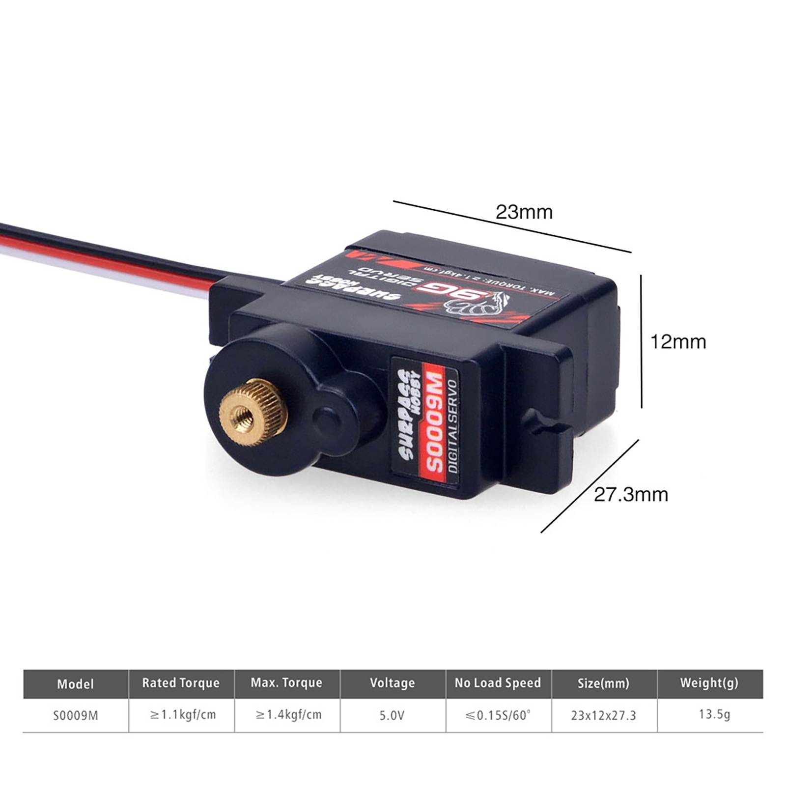 Micro-servo numérique 2g 3.7g  - Rc Hobby Products avis et prix