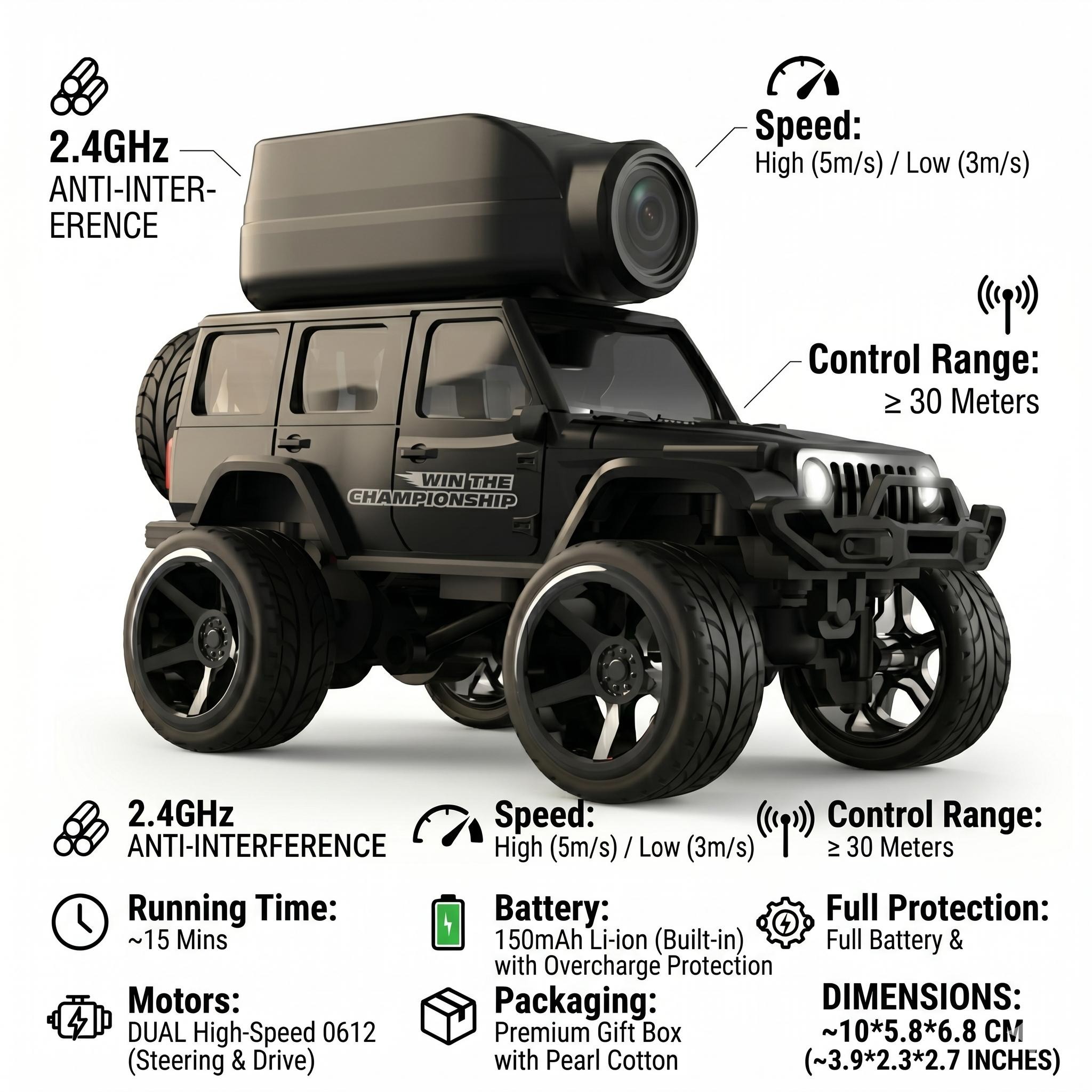Voiture RC FPV Crawler en alli - Rc Hobby Tech avis et prix