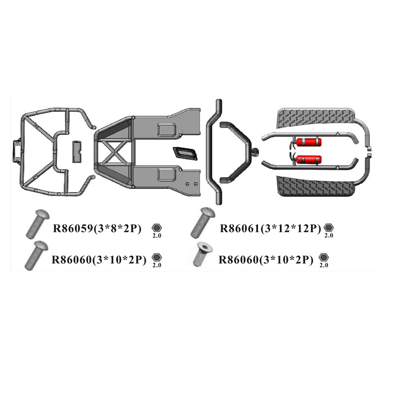 RGT pièces de rechange R86328  - Rc Hobby Grade Crawler avis et prix