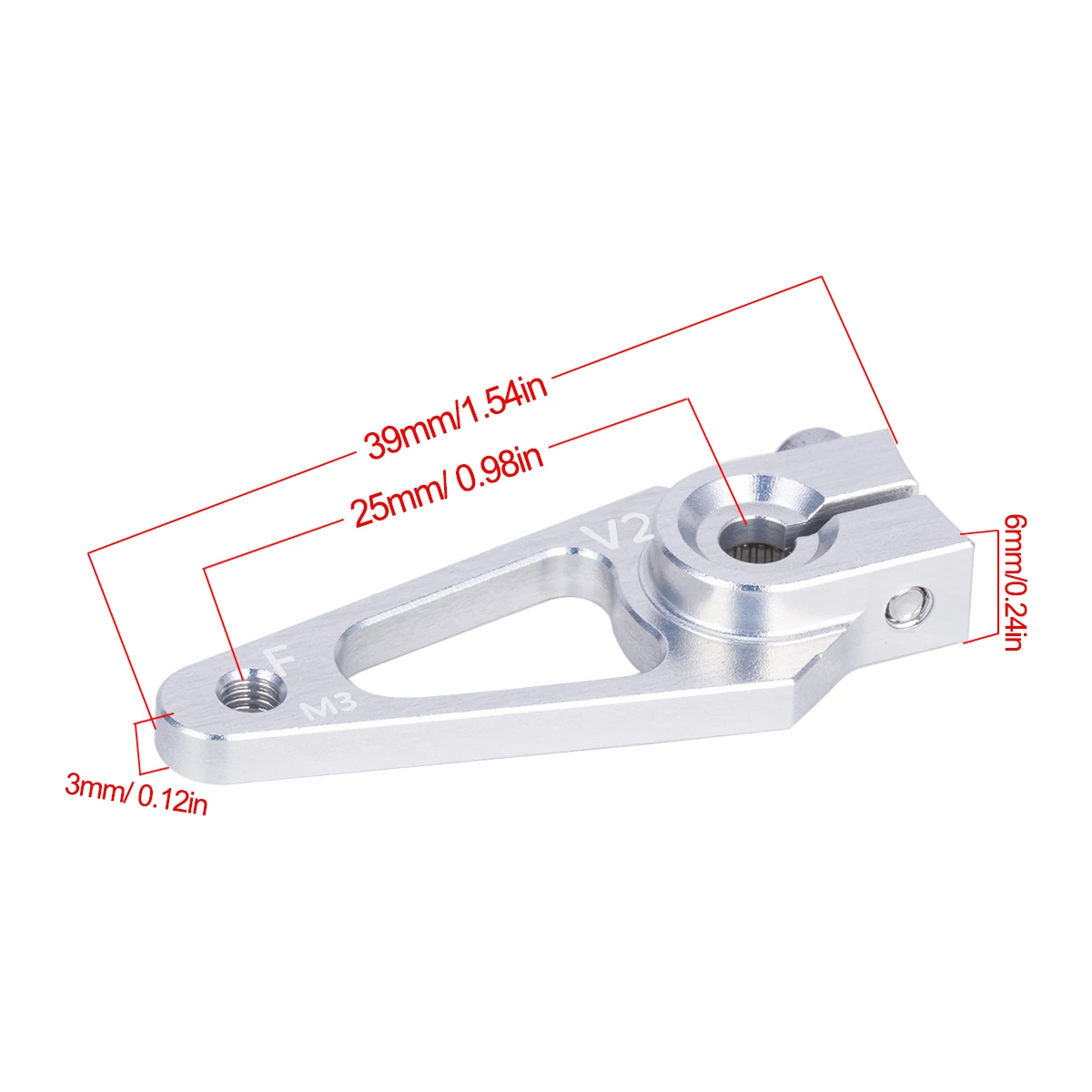 Bras de klaxon Servo 39mm M3 7 - Rc Hobby Products avis et prix