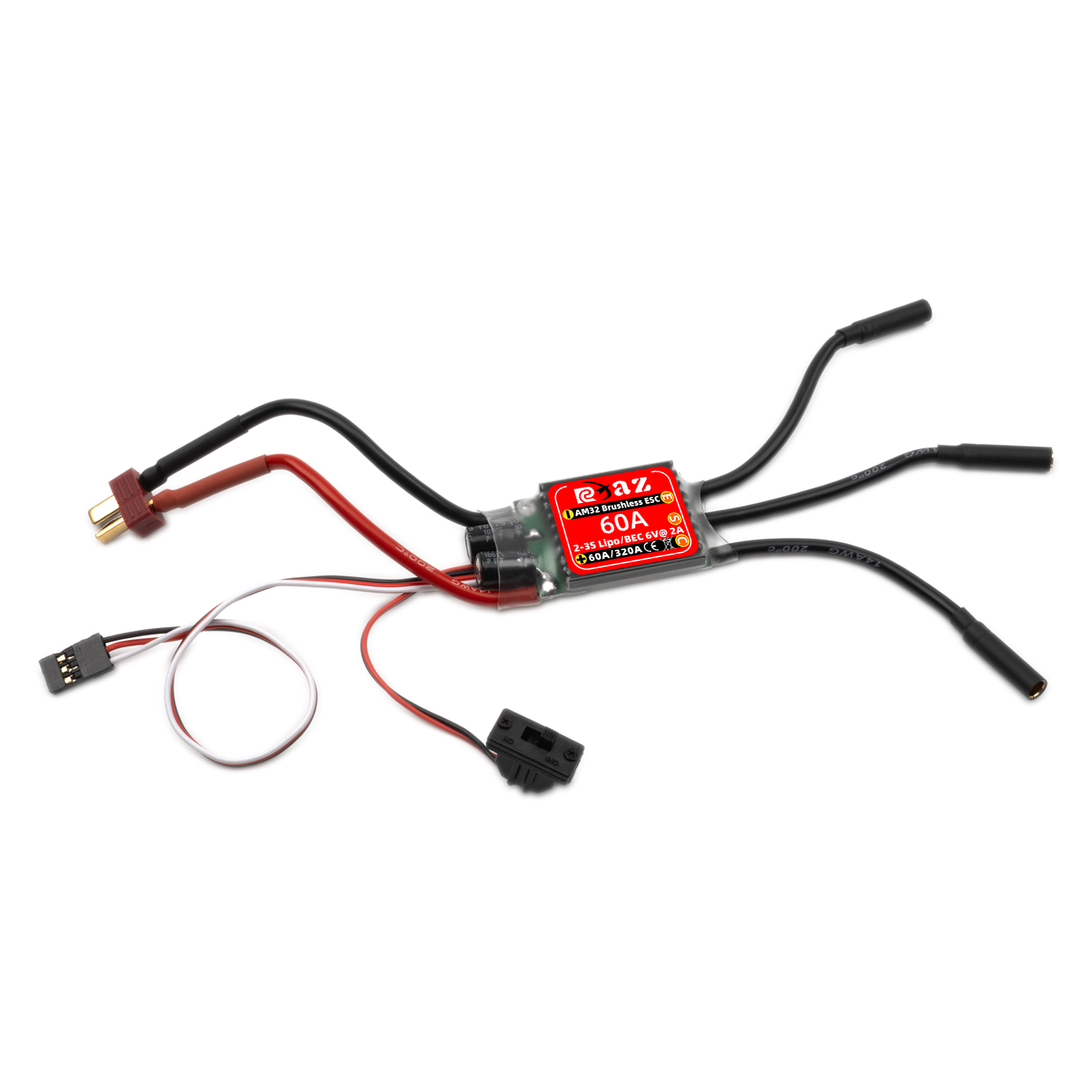 RCXAZ AM32 60A ESC sans balais - Rc Submarine Water avis et prix