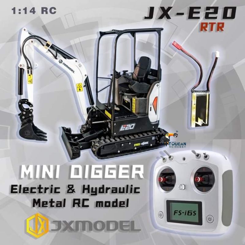 Mini-excavatrice RC RTR JX E20 - Rc Hobby Excavator avis et prix